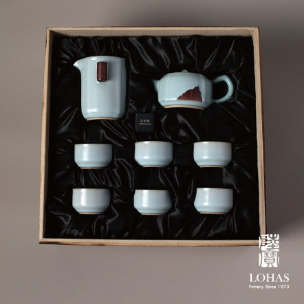 [LohasPottery 陸寶】汝窯 雨過天青茶組